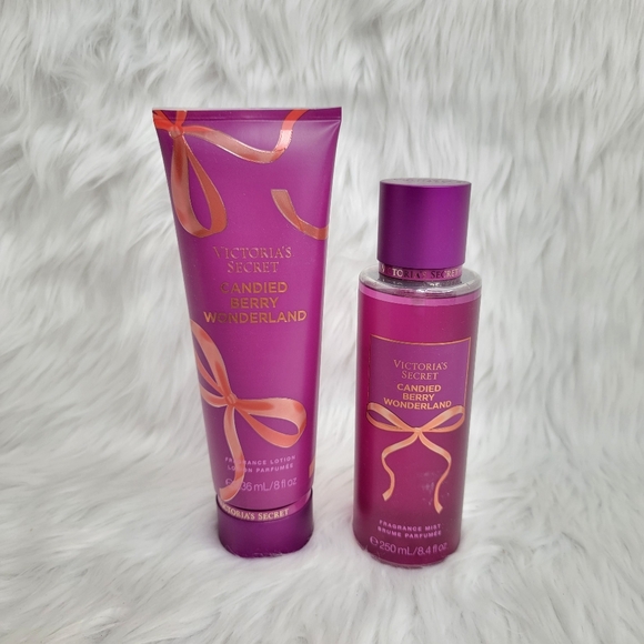 Victoria's Secret Other - Victoria's Secret Candied Berry Wonderland Mist & Lotion Set.